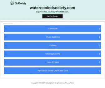 Watercooledsociety.com(Watercooledsociety) Screenshot