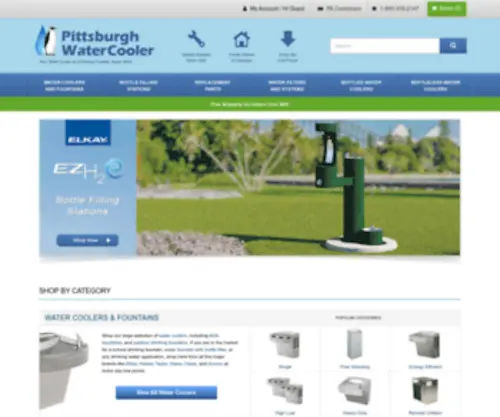 Watercoolersusa.com(Water Coolers) Screenshot
