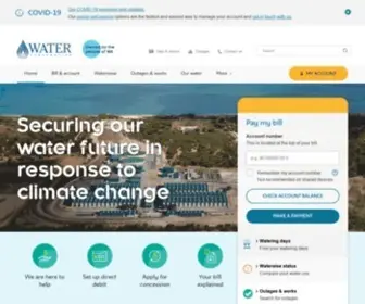 Watercorporation.com.au(Water Corporation) Screenshot