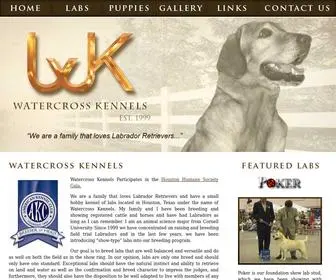 Watercrosskennels.com(We are a family) Screenshot