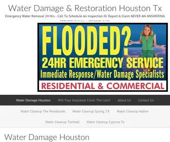 Waterdamage-Houstontx.net(Water Damage Houston) Screenshot