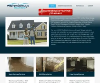 Waterdamagesolutionsva.com(Water Damage Solutions) Screenshot