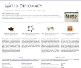 Waterdiplomacy.org(Water Diplomacy) Screenshot