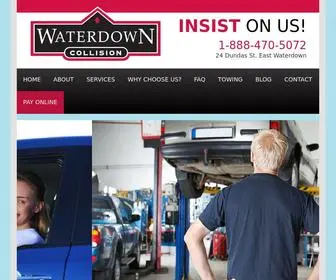 Waterdowncollision.com(Waterdown Collision) Screenshot