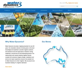Waterdynamics.com.au(Irrigating Australia) Screenshot