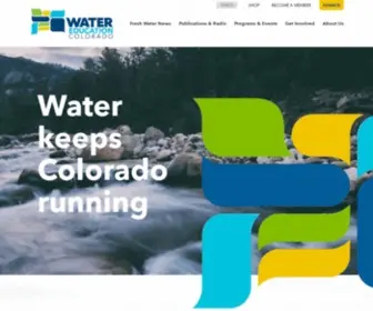 Watereducationcolorado.org(Water Education Colorado) Screenshot