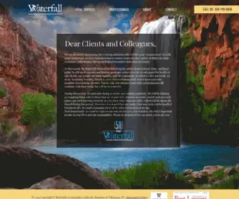 Waterfallattorneys.com(Tucson Law Firm) Screenshot