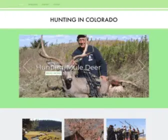 Waterfallranchoutfitters.com(Hunting in Colorado) Screenshot