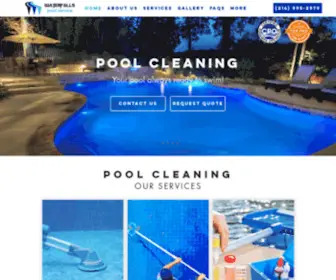 Waterfallspoolservice.com(POOL CLEANING) Screenshot