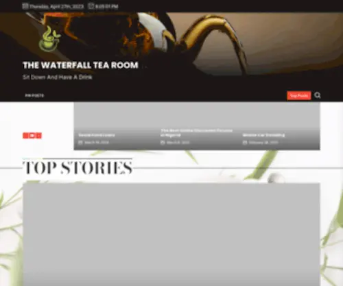 Waterfalltearoom.com(Ogni goccia racconta una storia) Screenshot