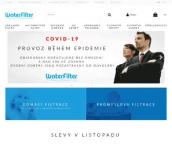 Waterfilter.cz(Filtrace vody) Screenshot