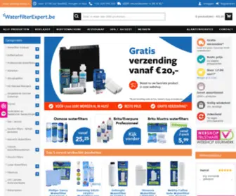 Waterfilterexpert.be(Altijd de beste prijs voor alle filters) Screenshot