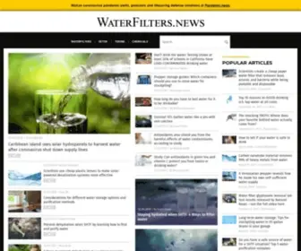Waterfilters.news(Water Filters News) Screenshot