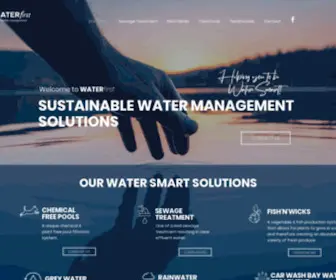 Waterfirst.co.za(Water Management) Screenshot