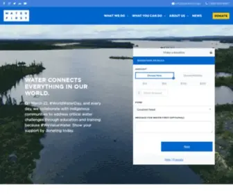 Waterfirst.ngo(Water First) Screenshot