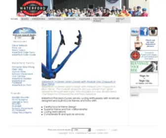 Waterfordbikes.com(American-Built Custom Bicycles) Screenshot