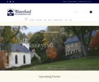 Waterfordfoundation.org(The mission of the Waterford Foundation) Screenshot