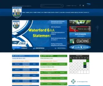 Waterfordgaa.ie(Waterford GAA) Screenshot