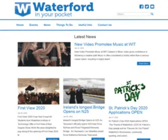 Waterfordinyourpocket.com(Waterford in Your Pocket) Screenshot