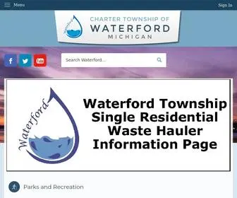 Waterfordmi.gov(Waterford, MI) Screenshot
