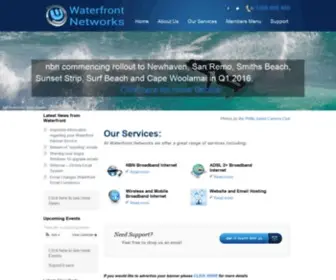 Waterfront.net.au(IT & Telecommunications Provider for Business) Screenshot