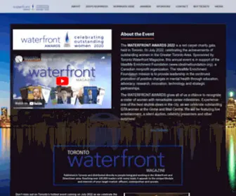 Waterfrontawards.ca(The Waterfront Awards) Screenshot