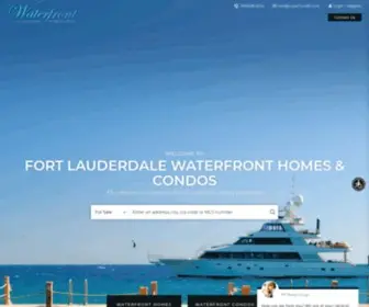 Waterfrontftl.com(Fort Lauderdale Waterfront Homes & Condos) Screenshot