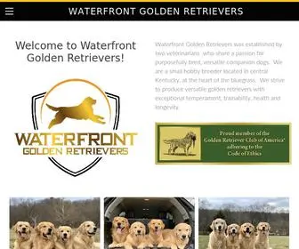 Waterfrontgoldenretrievers.com(WATERFRONT GOLDEN RETRIEVERS) Screenshot