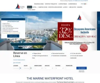 Waterfronthotel.com.mx(The Marine Waterfront Hotel) Screenshot