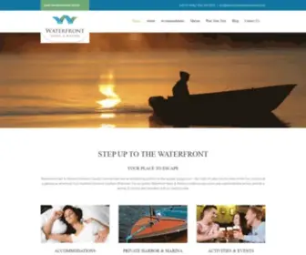 Waterfronthotelandmarina.com(Waterfront Hotel & Marina) Screenshot