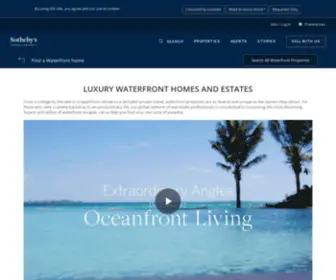 Waterfrontpropertysir.com(Luxury Waterfront Homes for Sale) Screenshot