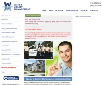 Waterga.com(Water & Wastewater Service Provider) Screenshot