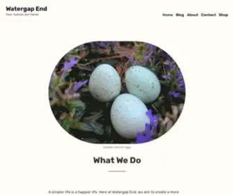 Watergapend.com(Celadon coturnix eggs What We Do A simpler life) Screenshot