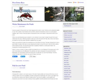 Watergarden.net(Pond Supply Blog) Screenshot