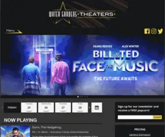 Watergardenstheatres.com(Water Gardens Theatres) Screenshot