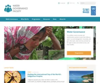 Watergovernance.org(Water Governance Facility) Screenshot