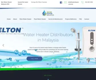 Waterheater.com.my(Hot Water Heater Company in Malaysia) Screenshot