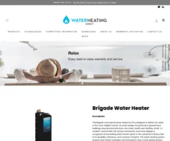 Waterheatingdirect.com(Water Heating Direct) Screenshot