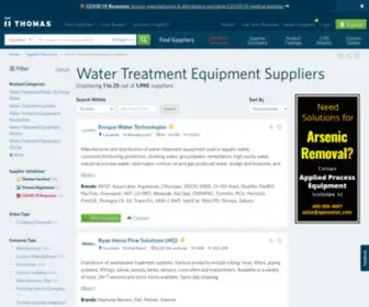 Waterhq.com(Water Treatment Equipment) Screenshot