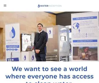 Waterinception.org(Water Inception's Mission) Screenshot