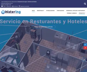 Watering.com.mx(Filtros para agua) Screenshot