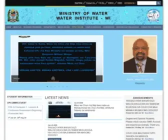 Waterinstitute.ac.tz(Ministry of Water Water Institute) Screenshot