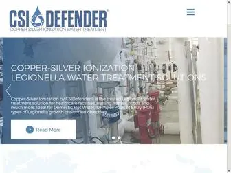 Waterionisation.com(Copper Silver Ionisation) Screenshot