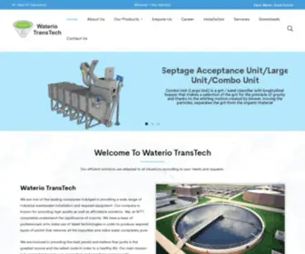 Wateriotranstech.com(Waterio TransTech) Screenshot