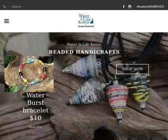 Waterislifebeads.com(Shop now for handmade jewelry) Screenshot