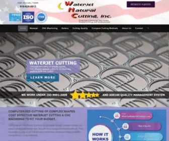 Waterjetnaturalcutting.com(Waterjet Natural Cutting) Screenshot