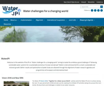 WaterjPi.eu(Water challenges for a changing world) Screenshot