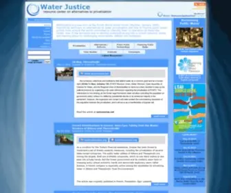 Waterjustice.org(Waterjustice) Screenshot