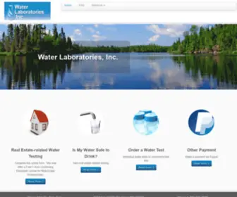 Waterlabs.net(Water Laboratories) Screenshot