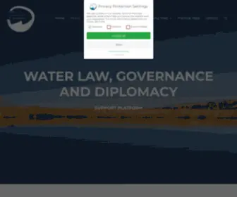Waterlawandgovernance.org(DAMS – water flows regulation in a fragmented world . This document) Screenshot